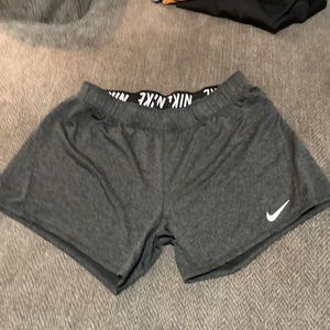 Gray Nike dry fit shorts